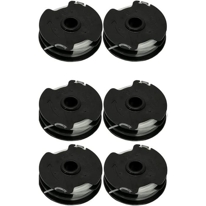 Vtizikl Lot De 6 Bobines De Rechange Pour Débroussailleuse Sans Fil Parkside Prta 20 Li C3 Ian351753 90811565