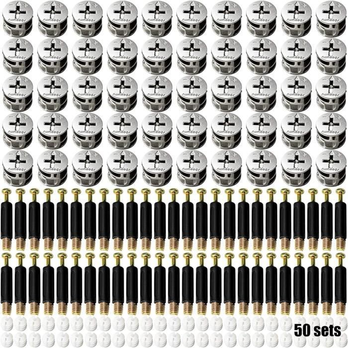 Lot De 100 Pièces Minifix (connecteurs Pour Meubles) - Marque BK, Neuf