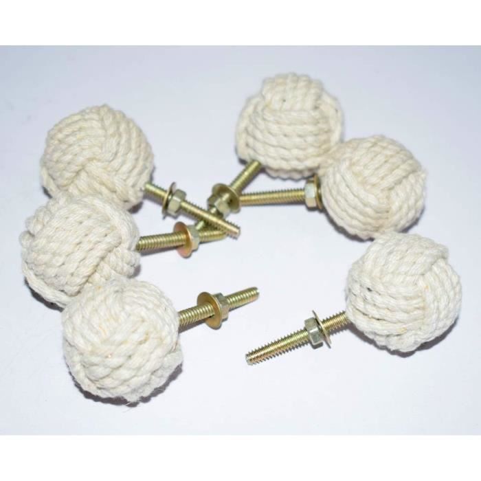 Nifocc Lot De 6 Boutons De Tiroir En Forme De Nuage - Caoutchouc Souple - Pour Chambre D'enfant - Blanc