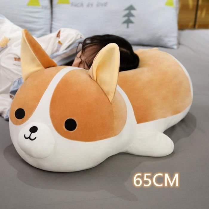 65 cm Peluche chien mignon Shiba Inu Corgi 1 pi ce Peluche