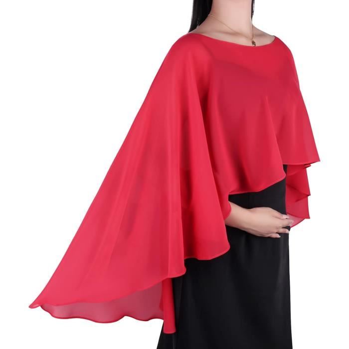 Capes En Mousseline Transparente Douce Pour Femme Chales Legers Et Enveloppements Pour Robe De Soiree J24748 Cdiscount Pret a Porter