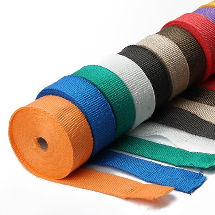 Protection Thermique Pot D'Échappement Moto - Universelle ABS - 6 Couleurs - Anti Brûlure