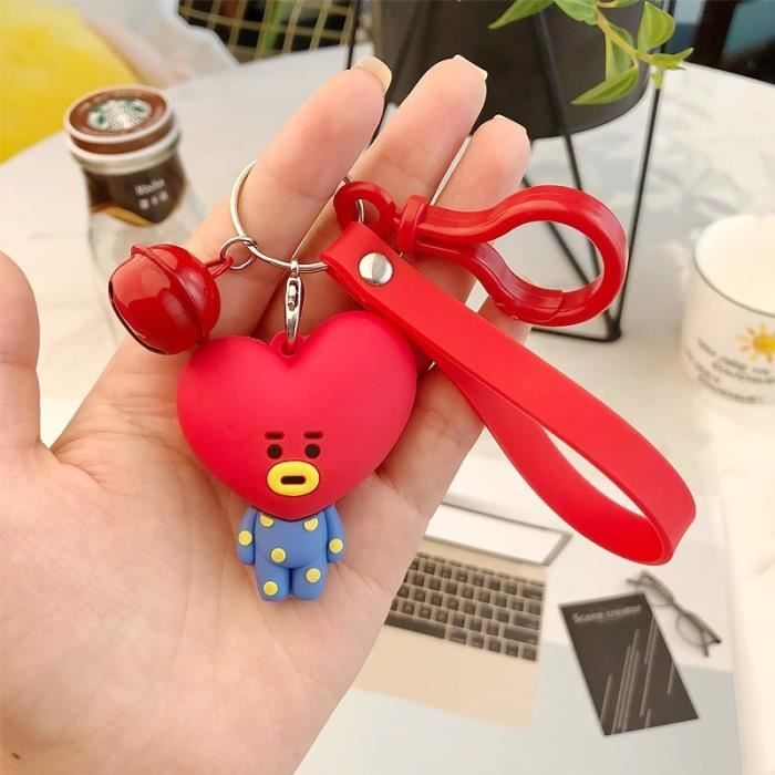 bts bangtan boys bt21 tata cooky pvc porte cles telephone corde charme cordons lariat clip lanyards cdiscount bagagerie maroquinerie