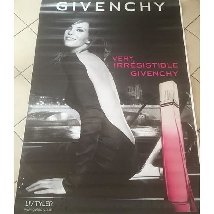 Givenchy Liv Tyler Very irresistible 120x175cm AFFICHE POSTER Cdiscount Maison