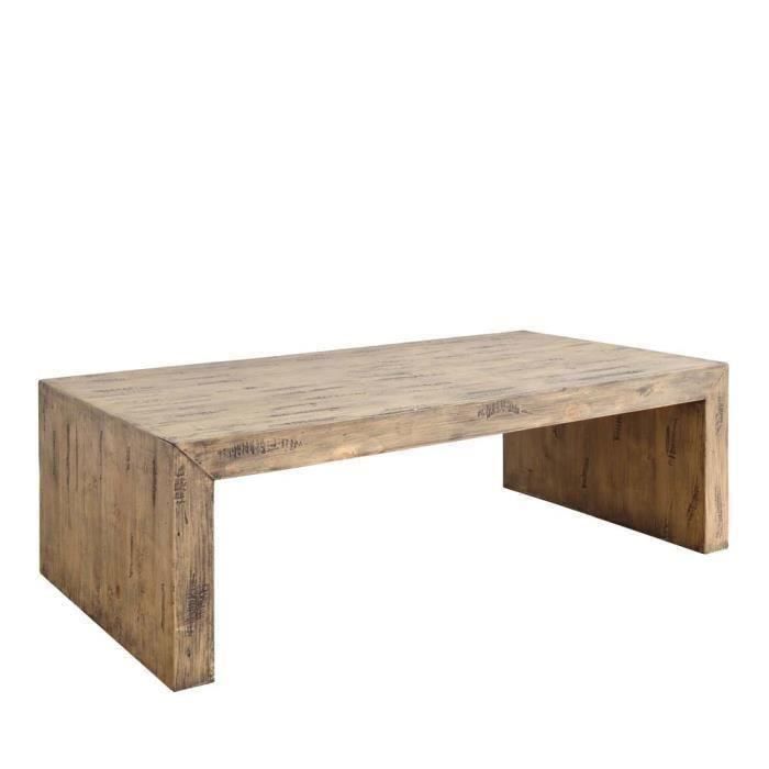 Table Basse Rectangulaire En Bois Massif Pin Achat Vente