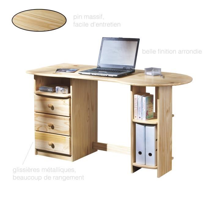 Bureau Informatique Meuble Informatique Bureau Pc Meuble Pc Pin Meuble Informatique Bureau Pour Ordinateur Avec Rangement Pas Cher Achat Vente Meuble Informatique Hl24 2010300 Soldes Sur Cdiscount Des Le 20 Janvier Cdiscount