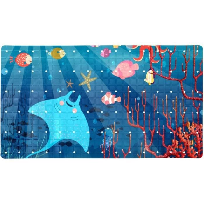 Tapis de Bain Poisson Sunrise