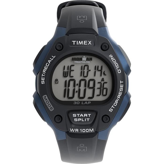 Hommes Digital Quartz Montre T5K821 O151 Noir Noir Achat vente