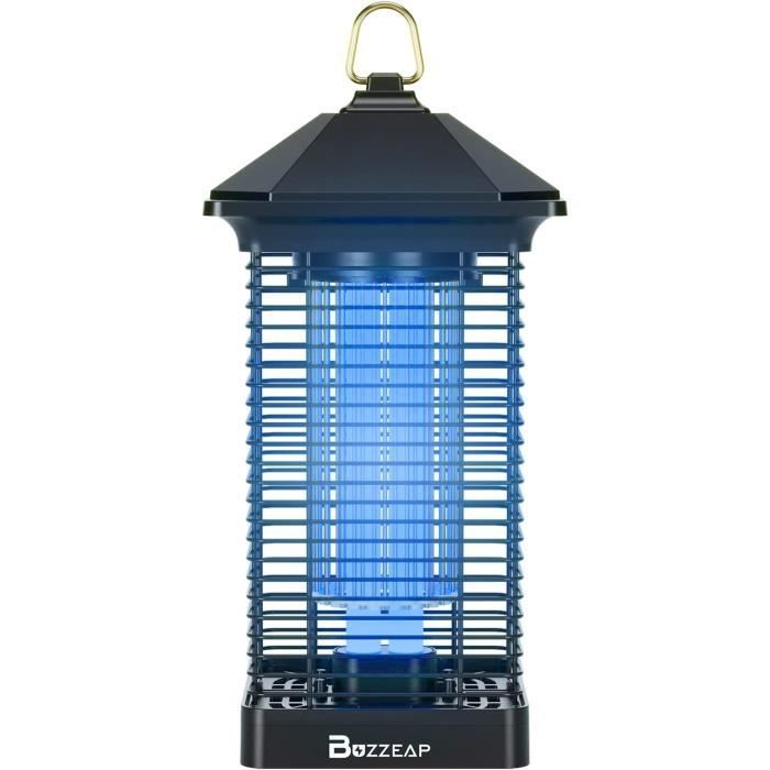 Lampe Anti-moustique UV Rechargeable - 2000V, étanche IPX5 - Pour Intérieur, Extérieur Et Camping