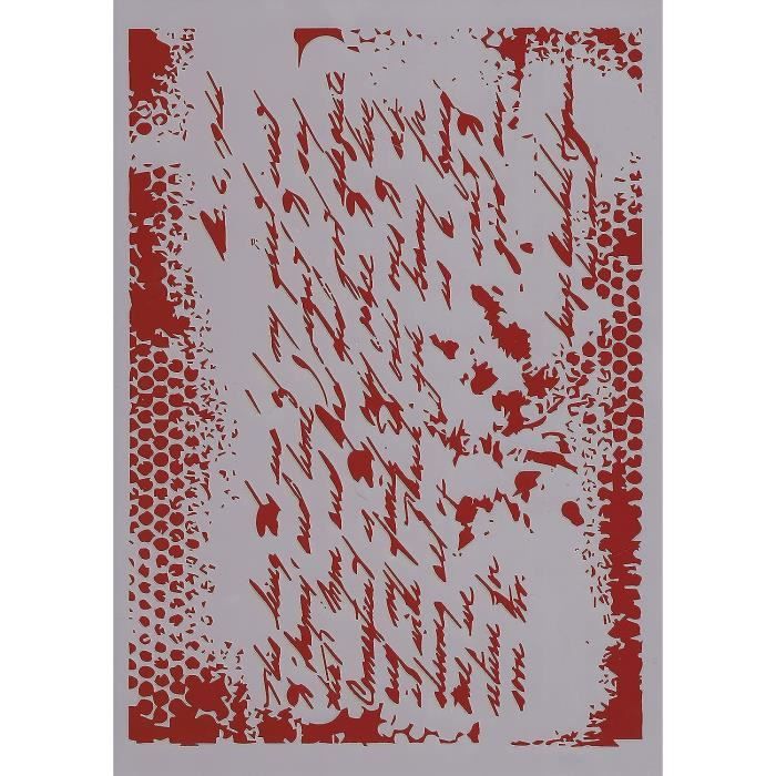 15 Pochoirs Réutilisables Plastique - Pour Peinture Murale, Meubles, Sols - DIY Créatif - 8