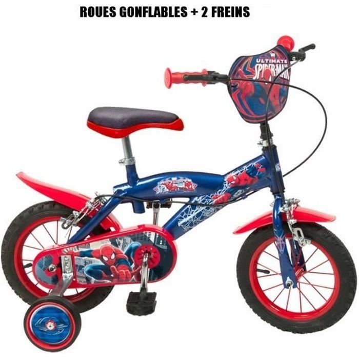 Vélo Spiderman 12 pouces Disney enfant - Cdiscount Sport