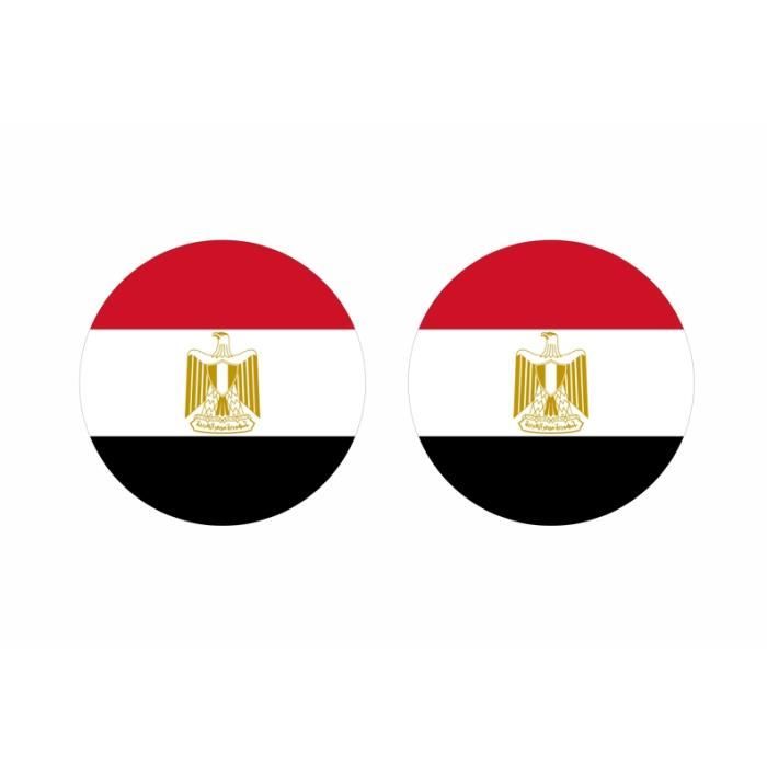 Autocollant sticker drapeau  ET egypte