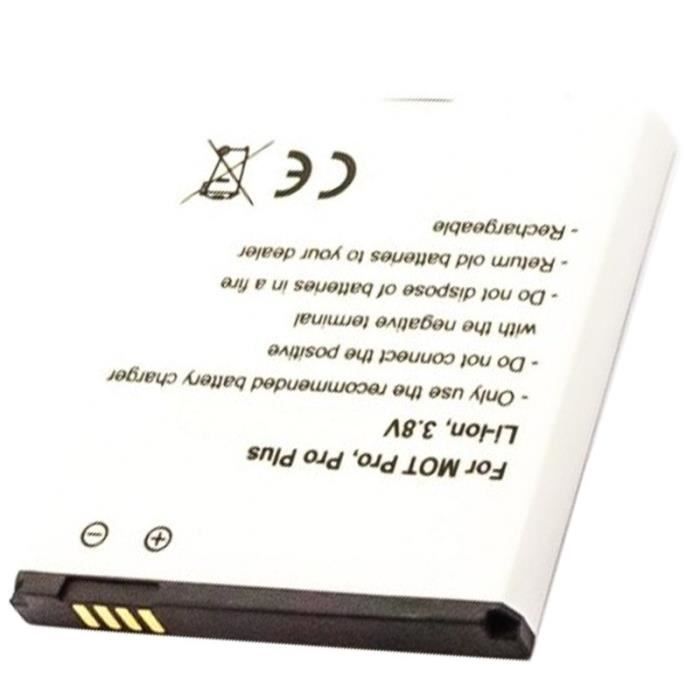 Batterie pour Motorola HP6X Motorola Pro Pro Plus Pro + XT685 1550 mAh Li ion