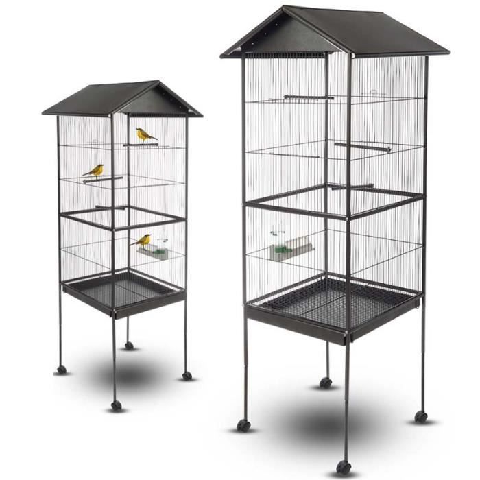 Volière Cage à Oiseaux Avec Toit étanche Achat Vente
