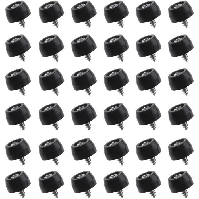 Lot De 200 Pieds En Caoutchouc Pare-chocs Avec Vis - 1/2" H X 1" L, Fabrication USA, Pour Meubles Et Machines