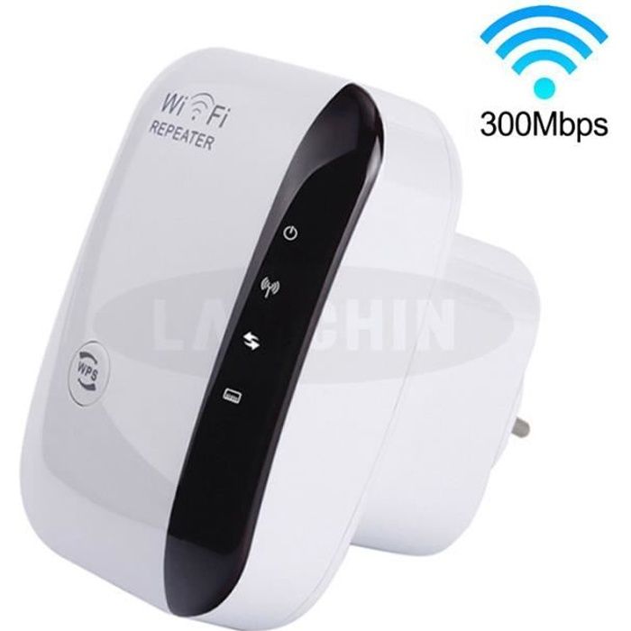 Amplificateur WiFi Repeteur Booster de signal sans fil WiFi extender 300M  WLAN 802.11n/g/b - Cdiscount Informatique