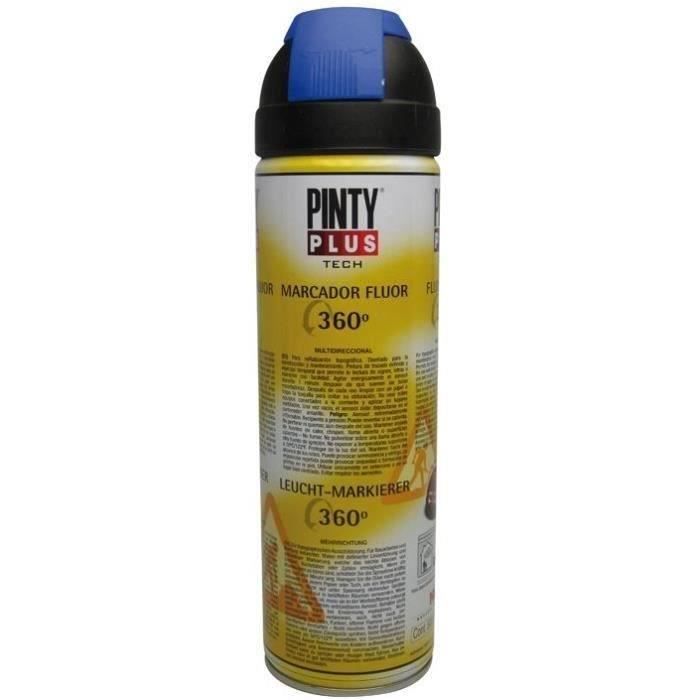 Peinture bombe chantier bleu T118 - 500 mL