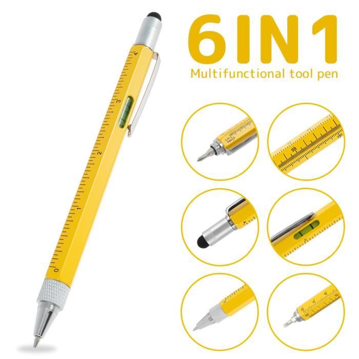Gadgets tournevis niveau à bulle stylo à bille stylo à bois stylo  multifonctionnel stylo capacitif – les meilleurs produits dans la boutique  en ligne Joom Geek