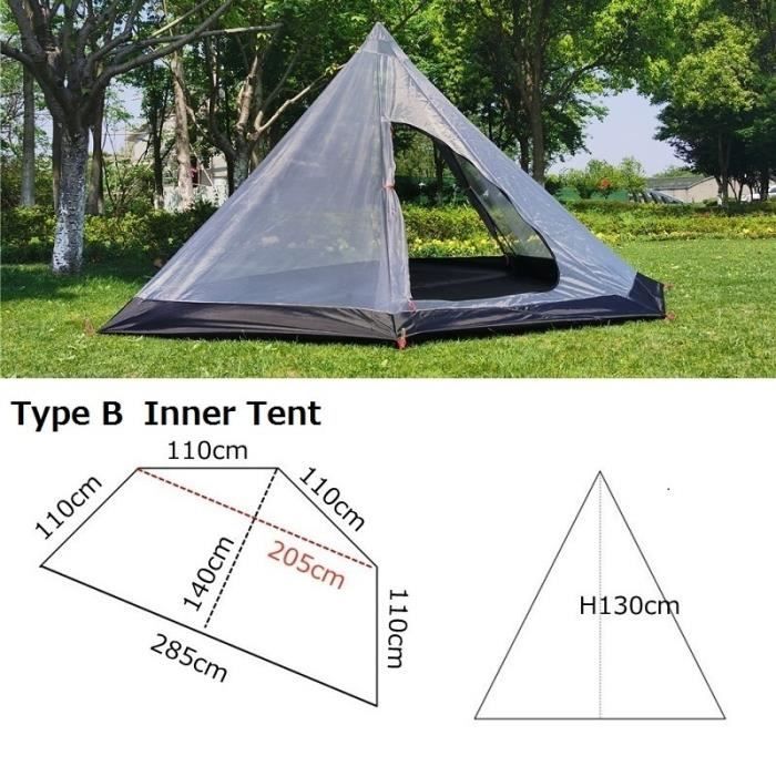 Tente De Camping Ultralégère – 1 Ou 2 Places, Installation Rapide, Imperméable – Pour Randonnée, Trekking, Weekend Nature