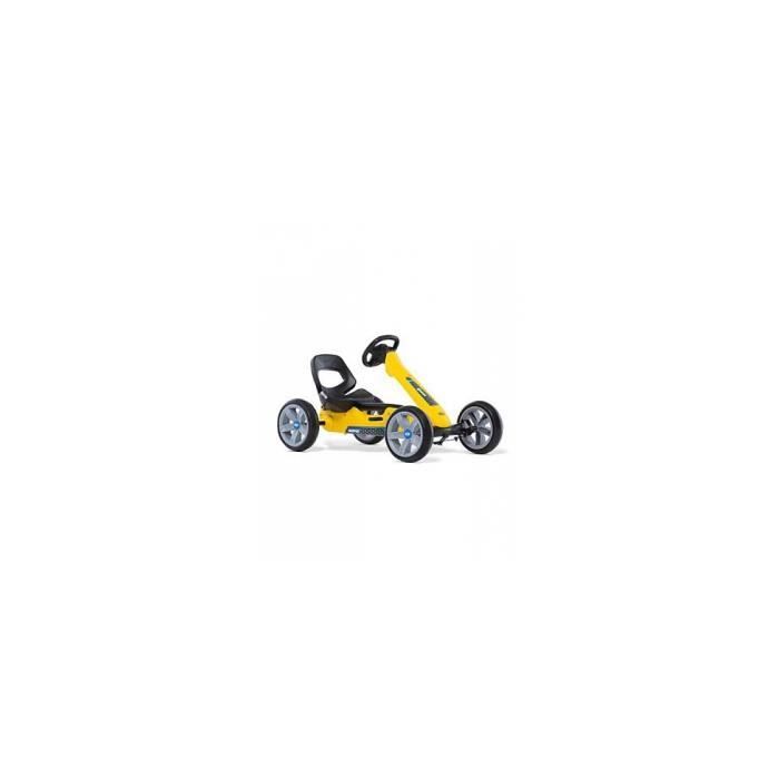Kart à pédales BERG Reppy Rider - Jaune - Pour enfant à partir de 3 ans - Poids max 40 kg