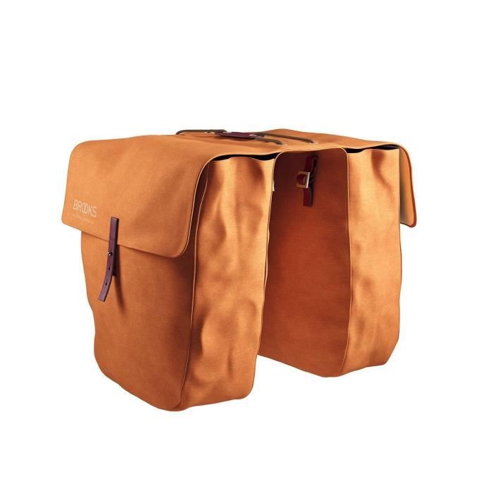 Sacoche porte-bagage Brooks Bricklane - bec doie / bordeaux - 15 L - Homme - Marron