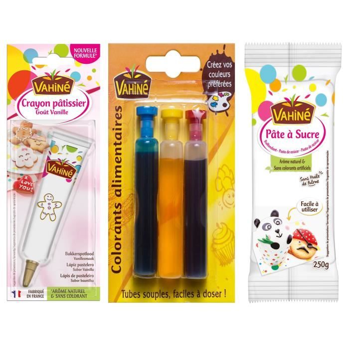 Crayons pâtissiers Vahiné - Approuvé par les Familles