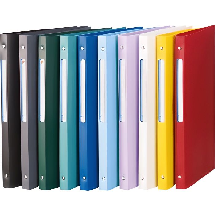 Classeur 4 anneaux en polypropylene d16 A4 blanc - Cdiscount Beaux-Arts ...