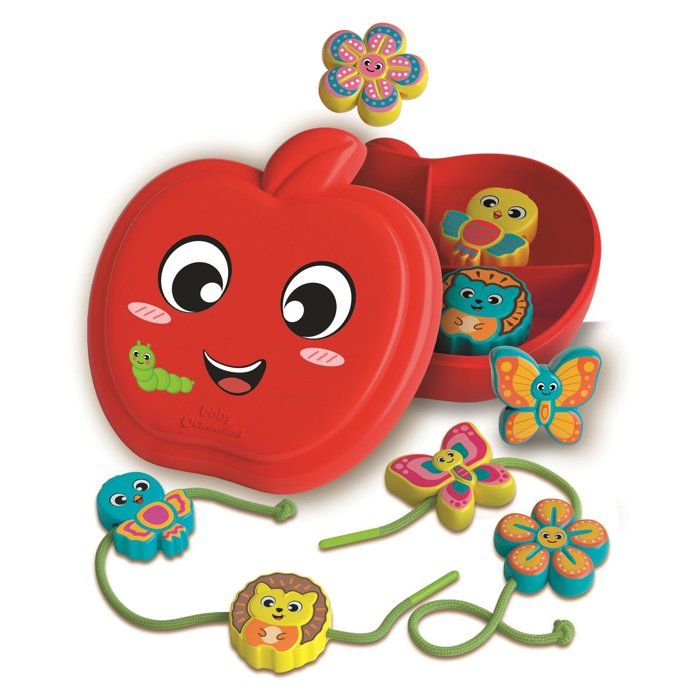 CLEMENTONI Pomme et ses amis Jeu denfilage Montessori