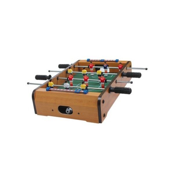 Babyfoot Homcom Table baby-foot enfant à partir de 6 ans 2 ballons 18 joueurs MDF vert aspect