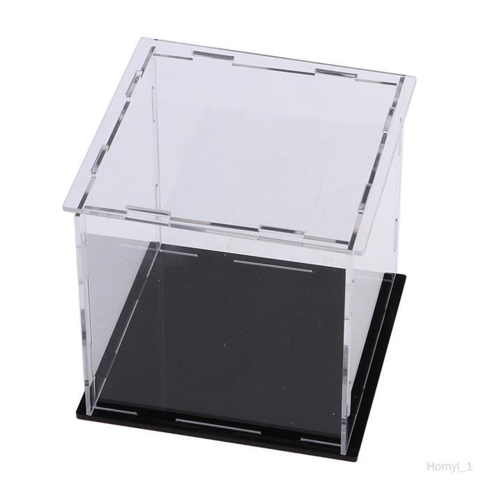 Vitrine Exposition Pour Poupée - Bois Massif - 10x10x20 Cm - Neuve En Boîte
