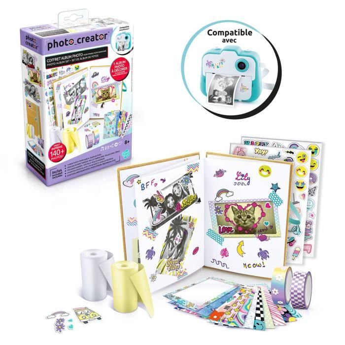 PHOTO CREATOR - Coffret Album Photo pour appareil photo à impression  instantanée - Compatible Photo Creator - CLK 007 - Canal Toys - Cdiscount  Jeux - Jouets