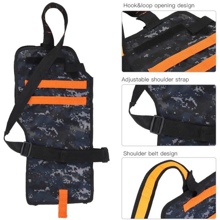 Sac de poitrine tactique décontracté pour hommes, sacoche