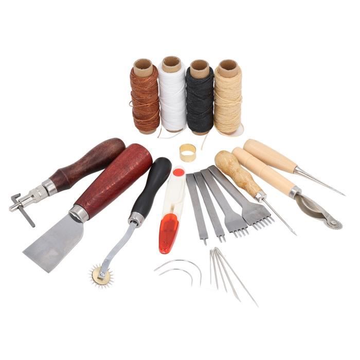 Fdit outils de travail du cuir Outils d'artisanat du cuir sacs en cuir  faits à la main Kits d'outils de réparation de bricolage - Cdiscount  Beaux-Arts et Loisirs créatifs