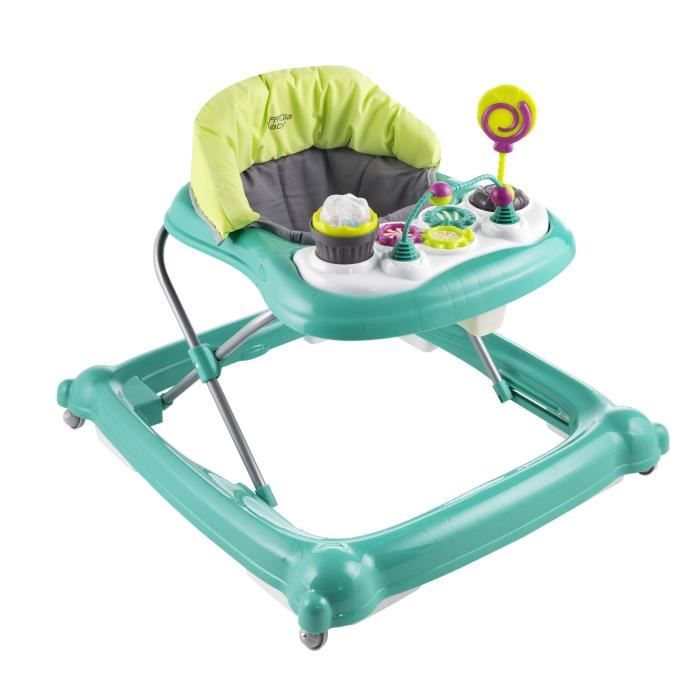 Trotteur - FORMULA BABY - Fun 2 Aqua - réglable 3 positions - base anti-chute - pliage extra plat