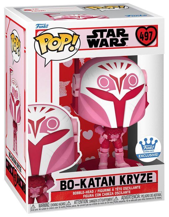 Figurine POP! Bo Katan 9 cm FUNKO Star Wars Valentines