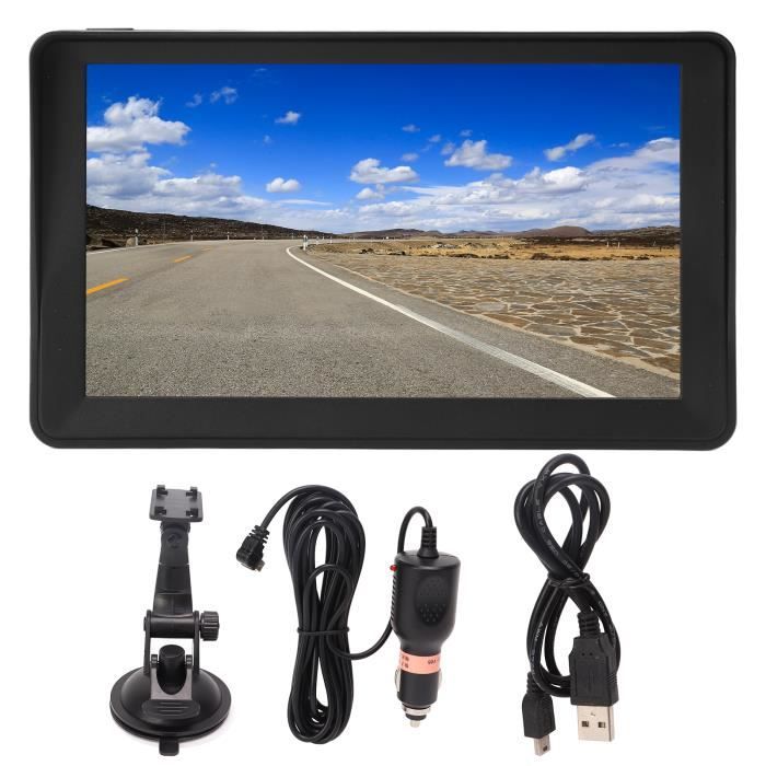 GPS Camion FUANA 9 Pouces - Cartes Europe 2024 - Mises à Jour Gratuites - Conducteurs Pros