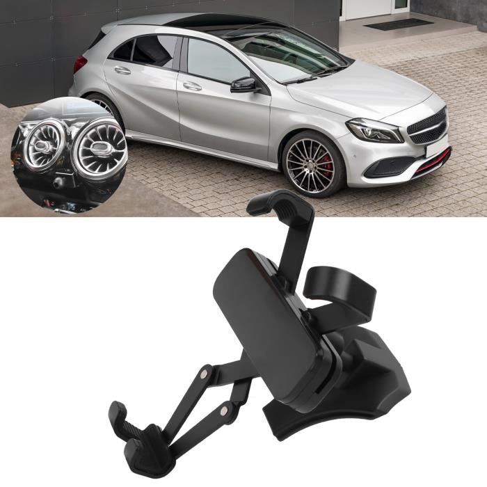 Support Téléphone Voiture Pour Grille D'aération Ronde - Compatible Mercedes, Audi, Ford, Etc. (iPhone Jusqu'au 16 Pro Max)