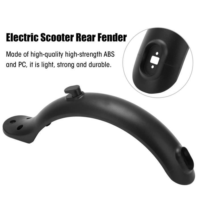 Garde-boue Arrière Pour Trottinette électrique Ducat Pro II – ABS, Noir, 328x111x84 Mm, Léger, Résistant à L'eau, Anti-éclaboussures