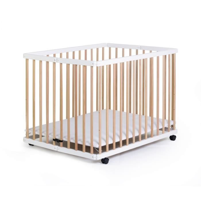 Lawalu By Geuther Parc Pliant 75x95 Naturel Blanc Cdiscount Puericulture Eveil Bebe