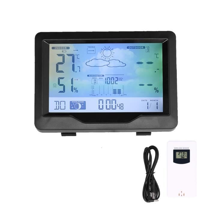 Ciieeo Calendrier Électronique Tablette LCD Avec Horloge, Météo Et Écriture - Tableau Effaçable