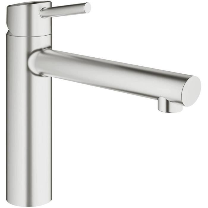Grohe Mitigeur Evier Concetto 31128dc1 Achat Vente Robinetterie De Cuisine Grohe Mitigeur Evier Concetto Cdiscount