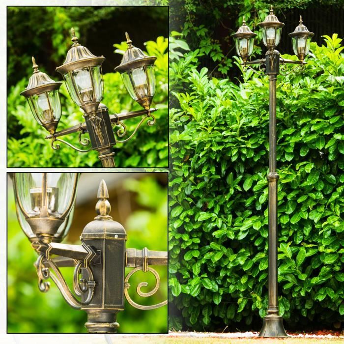 Lampe dextérieur - HOFSTEIN - Poggi - Antique - 3 branches - IP44 - E27