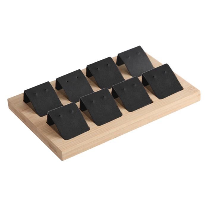 Porte-boucles D'oreilles En Bois Nbeads - Présentoir à Suspendre Avec 24 Cintres - Organisation Bijoux Ou Vitrine