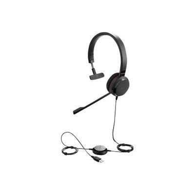 Jabra Evolve 20 UC Mono Headset – Unified Communications Headphones for VoIP Softphone with Passive Noise Cancellation – USB Cable with Controller – - vue 6