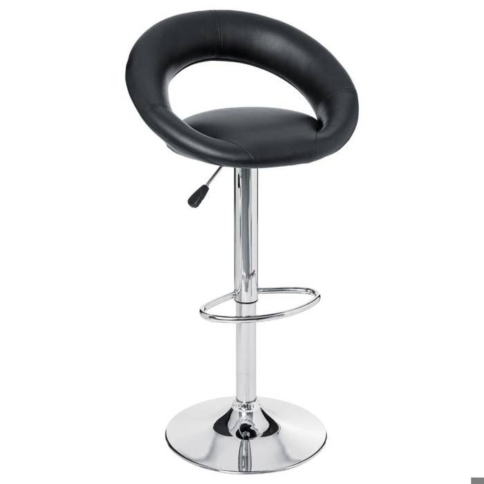 Lot de 2 tabourets de bar Sasha noir - Atmosphera Créateur dintérieur Lot de 2 tabourets de bar Sasha noir - Atmosphera Créateur dintérieur