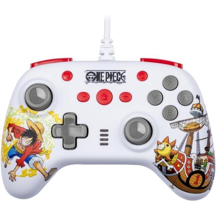 Konix One Piece Manette filaire pour Nintendo Switch Switch OLED et PC Luffy - vue 9
