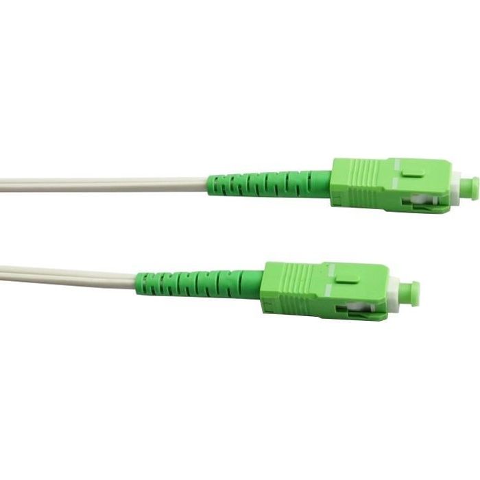 Câble fibre optique pour Livebox, SFR box et Bbox 20m00