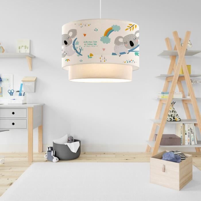 Suspension Lurgan pour enfant E27 70 cm motif de koala