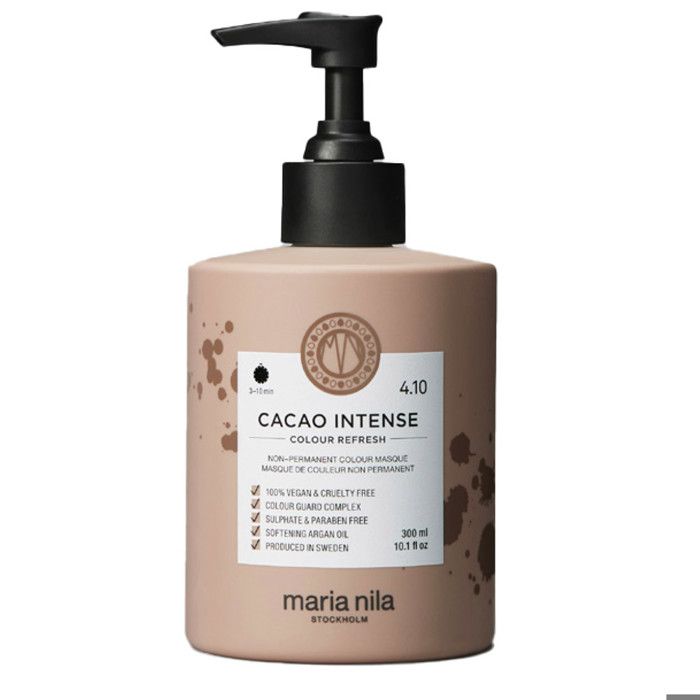 Masque repigmentant - Maria Nila - Cacao Intense - 100% Vegan - Cheveux bruns - Cheveux colorés