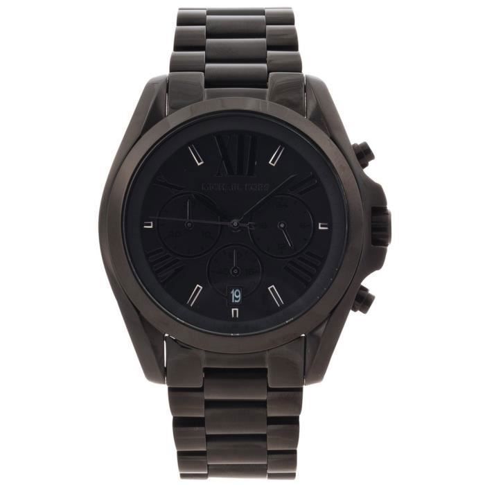 Montre - MICHAEL KORS - MK5550 Bradshaw - Chronographe - Acier plaqué noir - Étanche 100 m